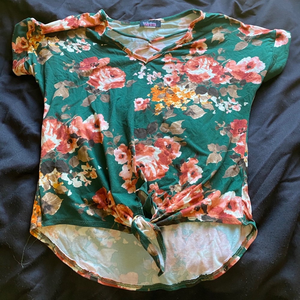 Knotted Flower Shirt